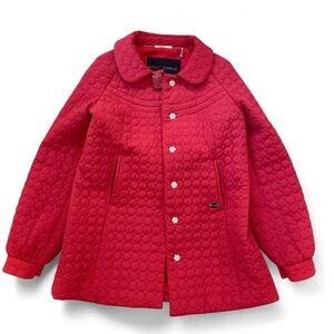 Betsey Johnson Quilted Babydoll Puffer Coat